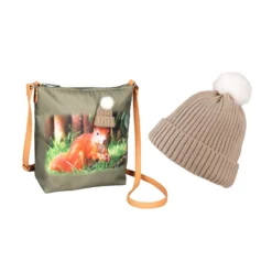 Accessoire-Set Strickmütze & Handtasche „Freddy“