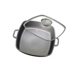 Alucast Bräter mit Glasdeckel