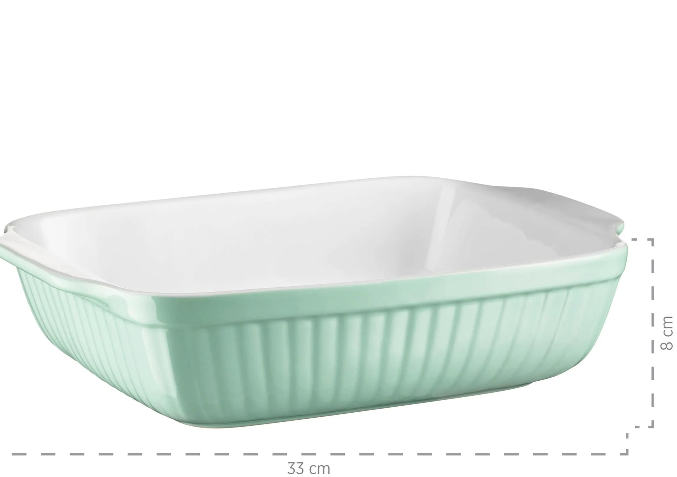 Auflaufform-Set, Keramik KITCHEN TIME Grün