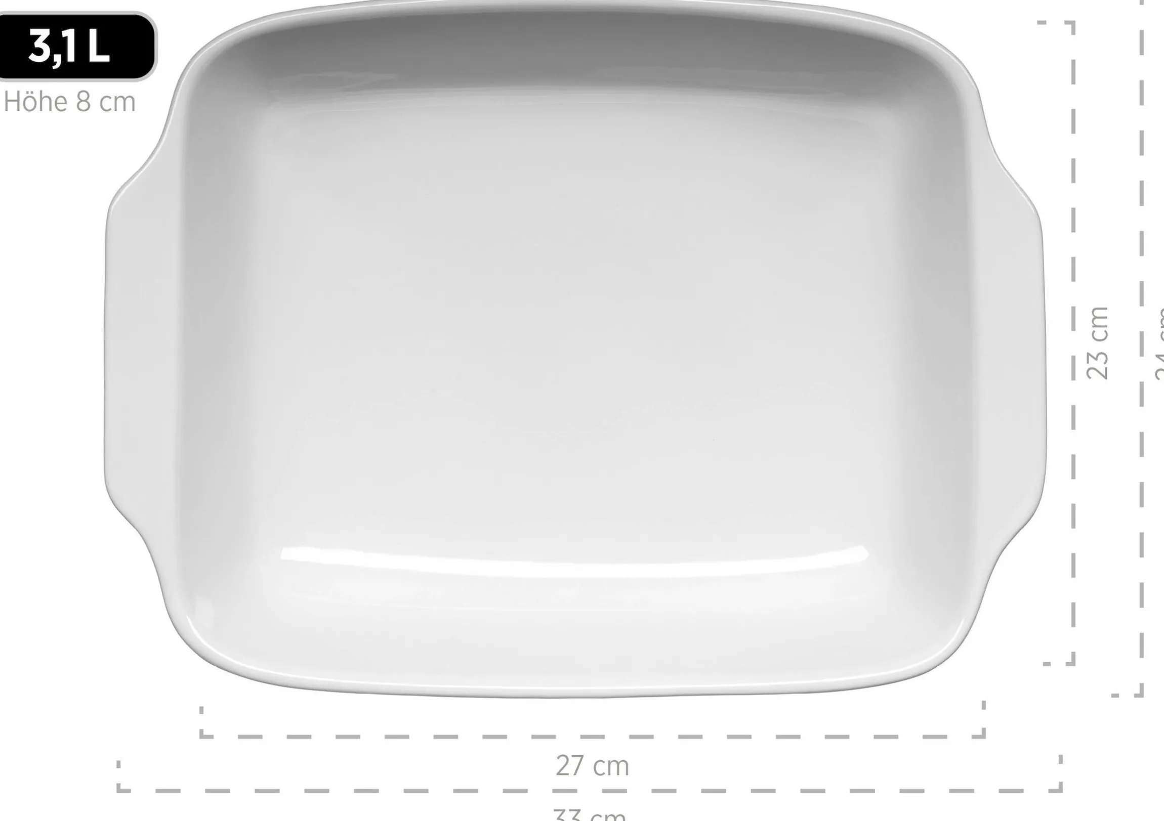 Auflaufform-Set, Keramik KITCHEN TIME Grün