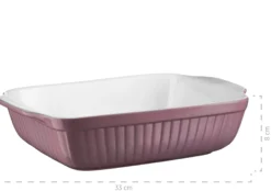 Auflaufform-Set, Keramik KITCHEN TIME Berry