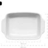 Auflaufform-Set, Keramik KITCHEN TIME Weiß