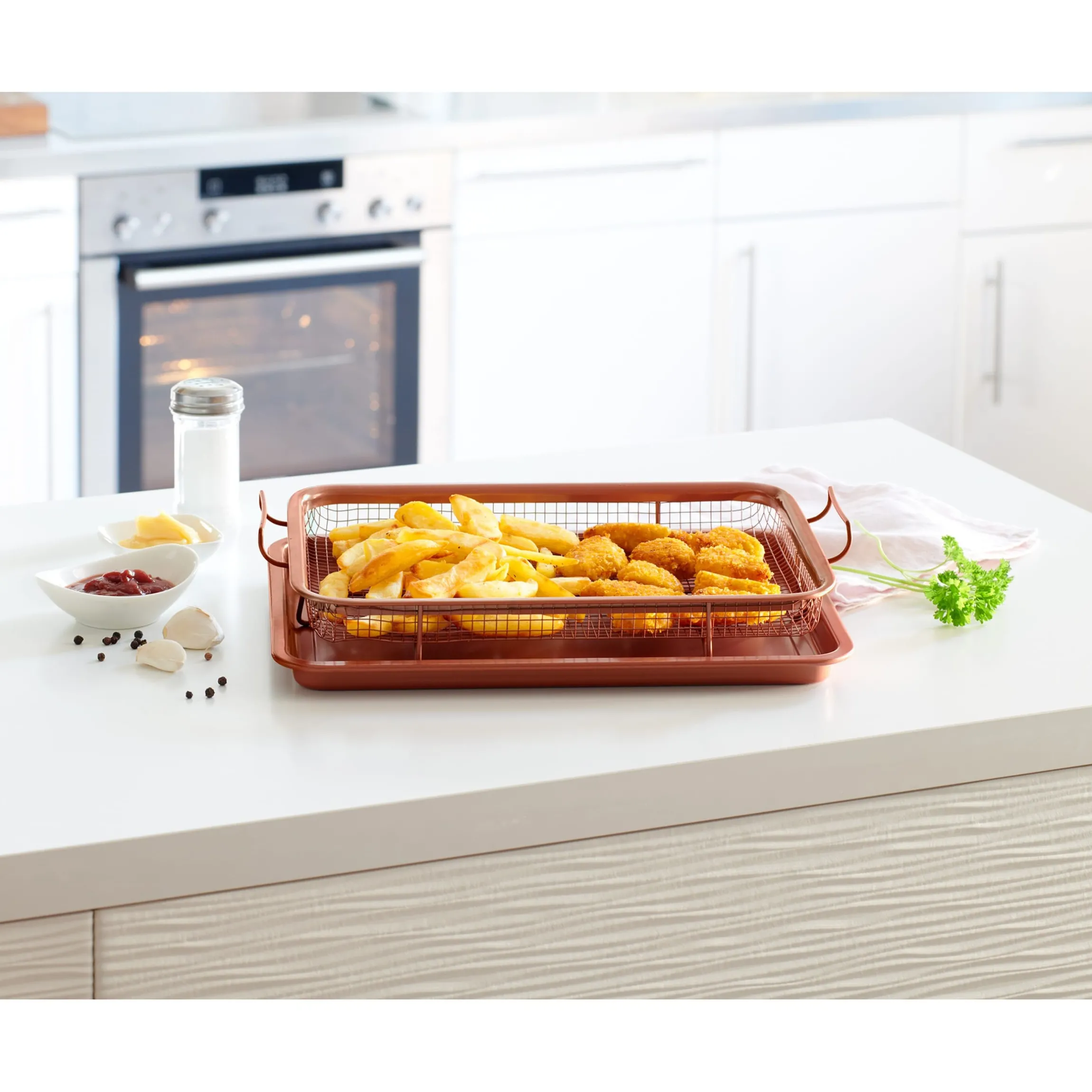 Backblech inkl. Grillkorb "2in1"