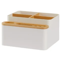 Bambus-Schreibtisch-Organizer
