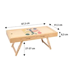 Bambus Spiel- und Puzzletisch "Magnet 4 in 1"