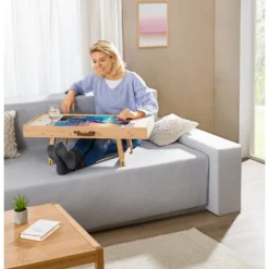 Bambus Spiel- und Puzzletisch