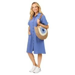 Bast-Sommertasche „Glücksauge“