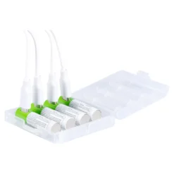 Batterien AAA Micro 400 mAh, wiederaufladbar, 4 Stück