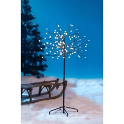 Baum mit LED Ballkugeln 120 cm