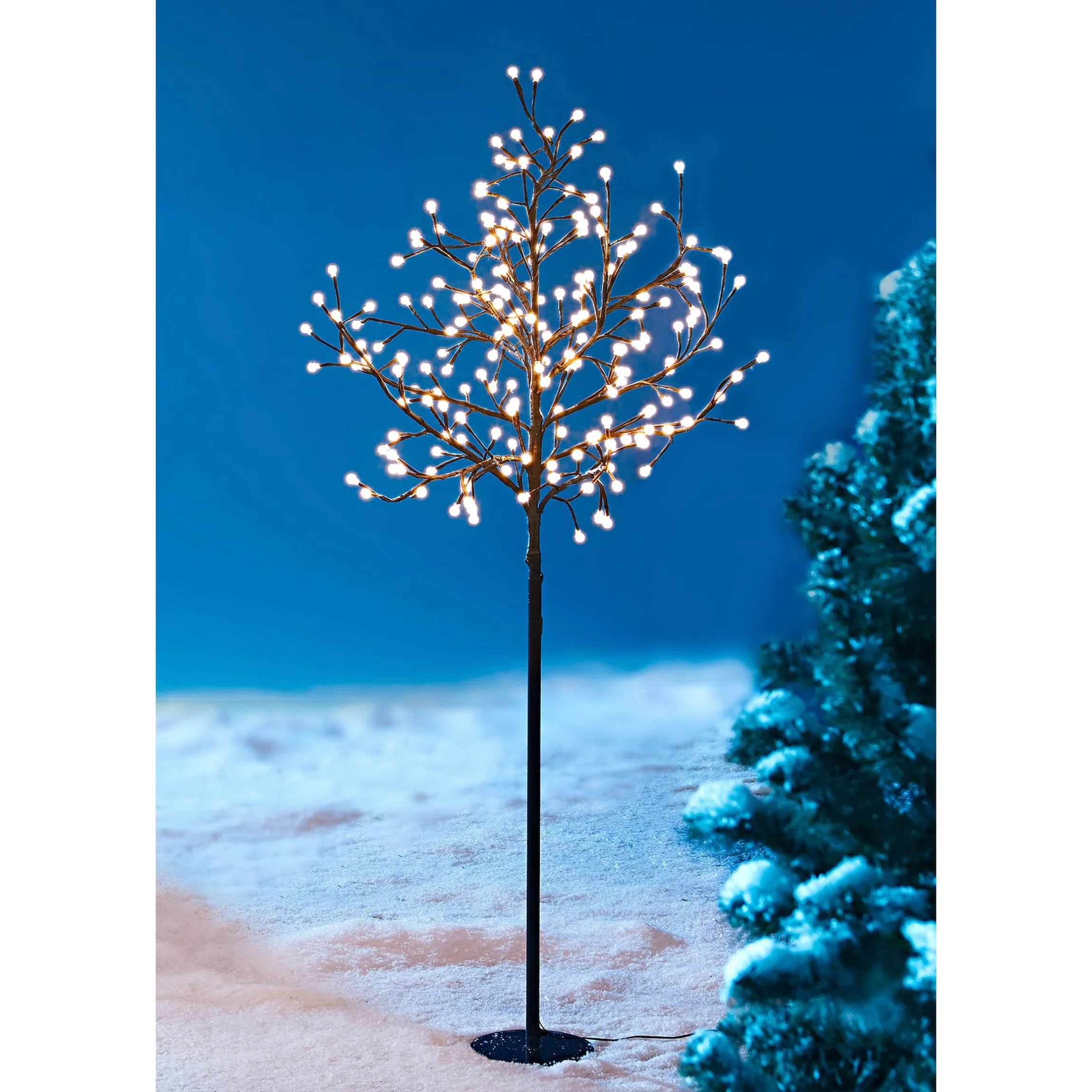 Baum mit LED Ballkugeln 150 cm