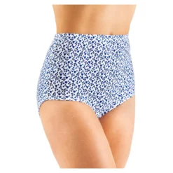 Baumwoll-Slip, 3 Stück Blumen