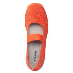 Bequem-Ballerina "Federleicht" orange