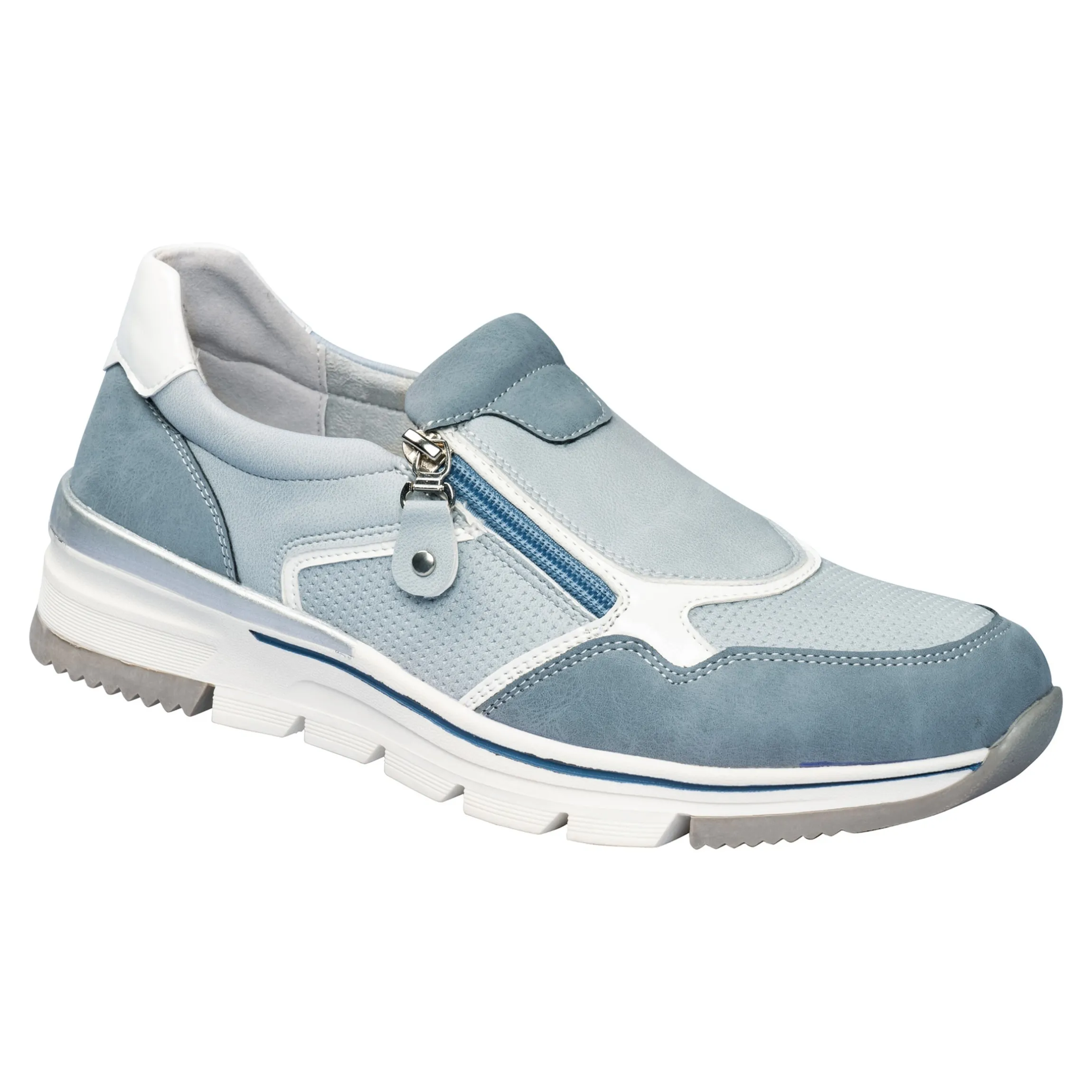 Bequem-Halbschuh „Hanna“ rauchblau