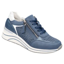 Bequem-Keilsneaker "Daniela" blau