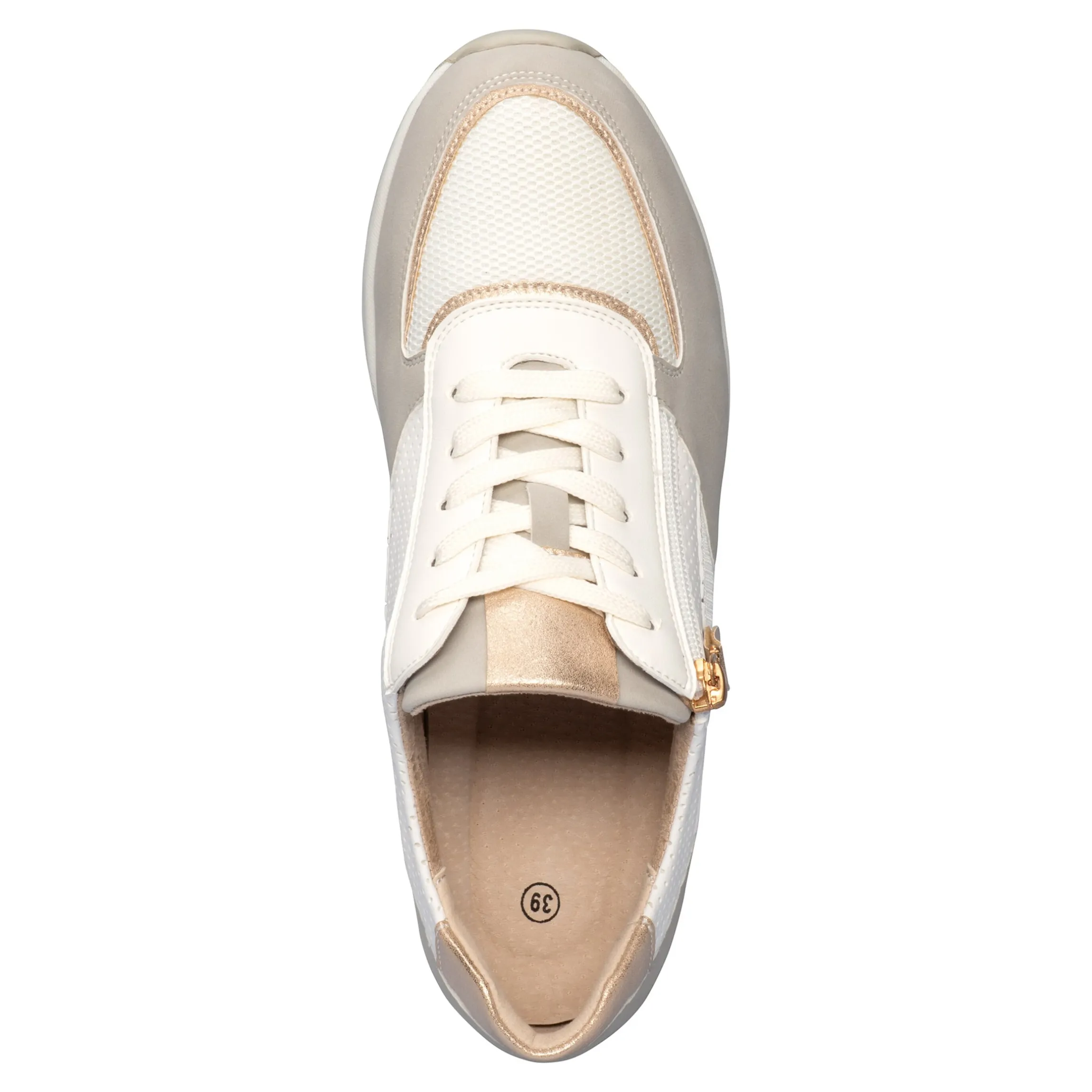 Bequem-Keilsneaker mit Leder „Bettina“
