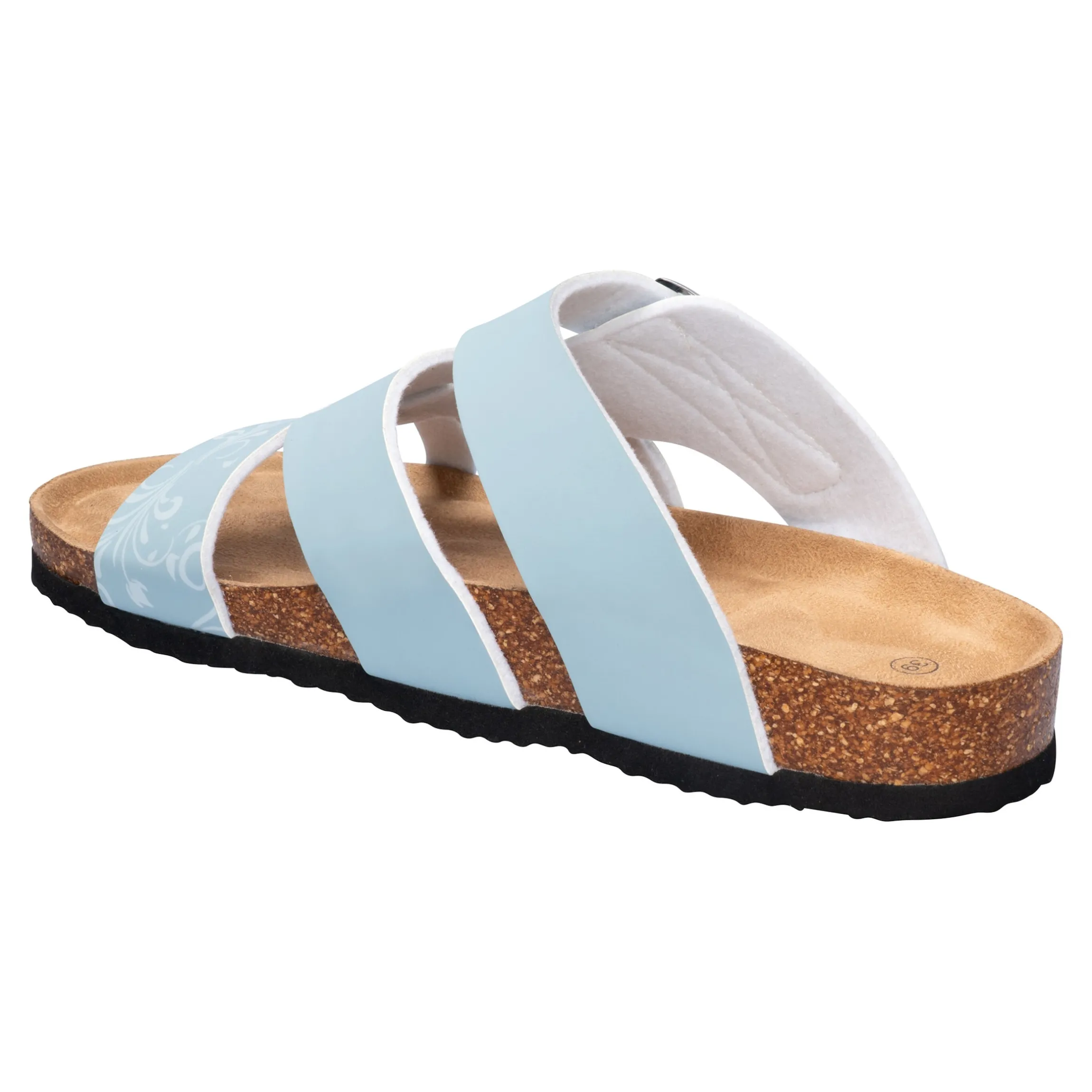 Bequem-Klettpantolette "Iris" jeansblau