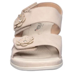 Bequem-Klettsandale „Daniela“ beige