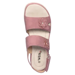 Bequem-Klettsandale „Daniela“ beere