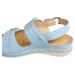 Bequem-Klettsandalette