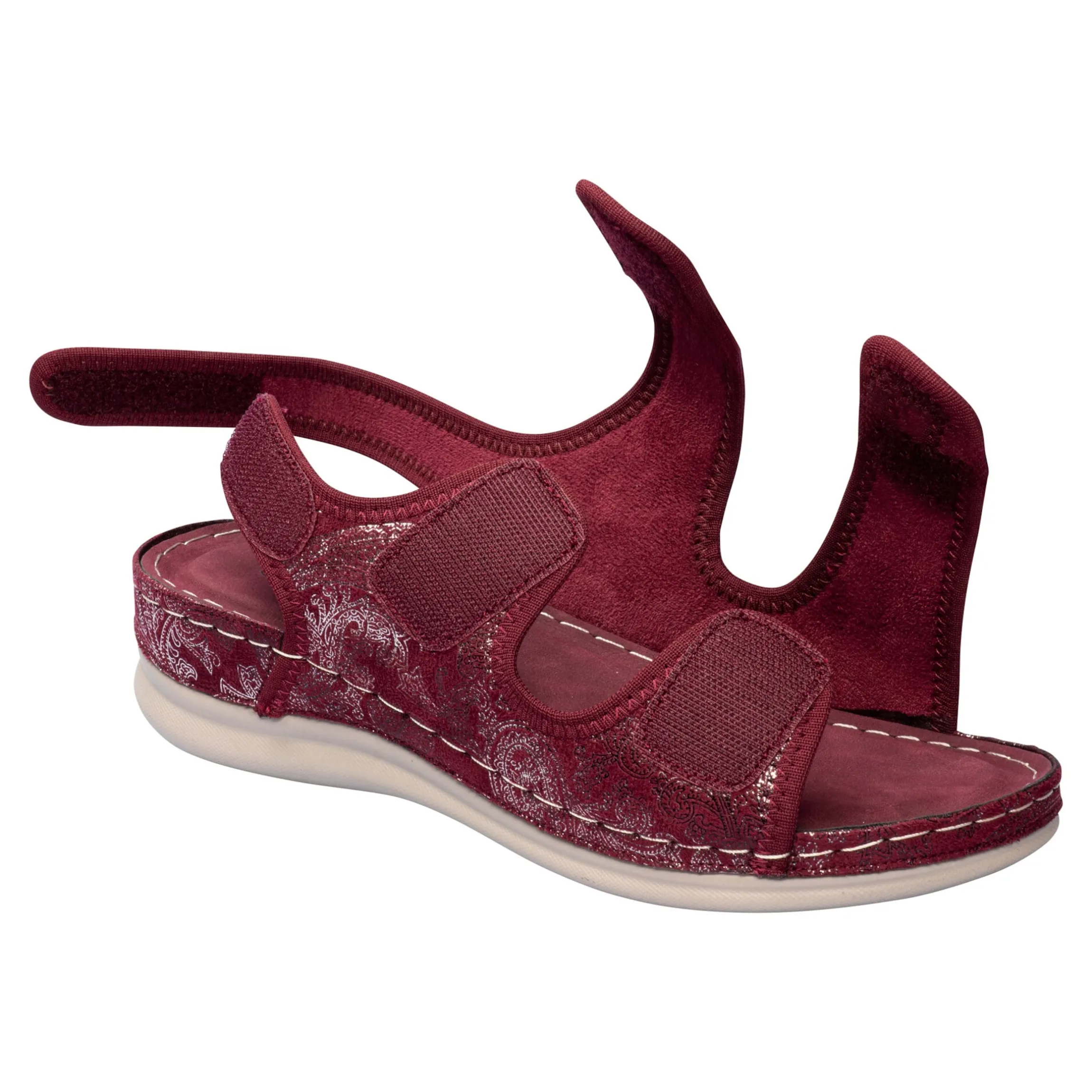 Bequem-Klettsandalette „Christa“