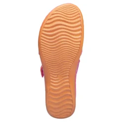 Bequem-Pantolette „Blume“ pink