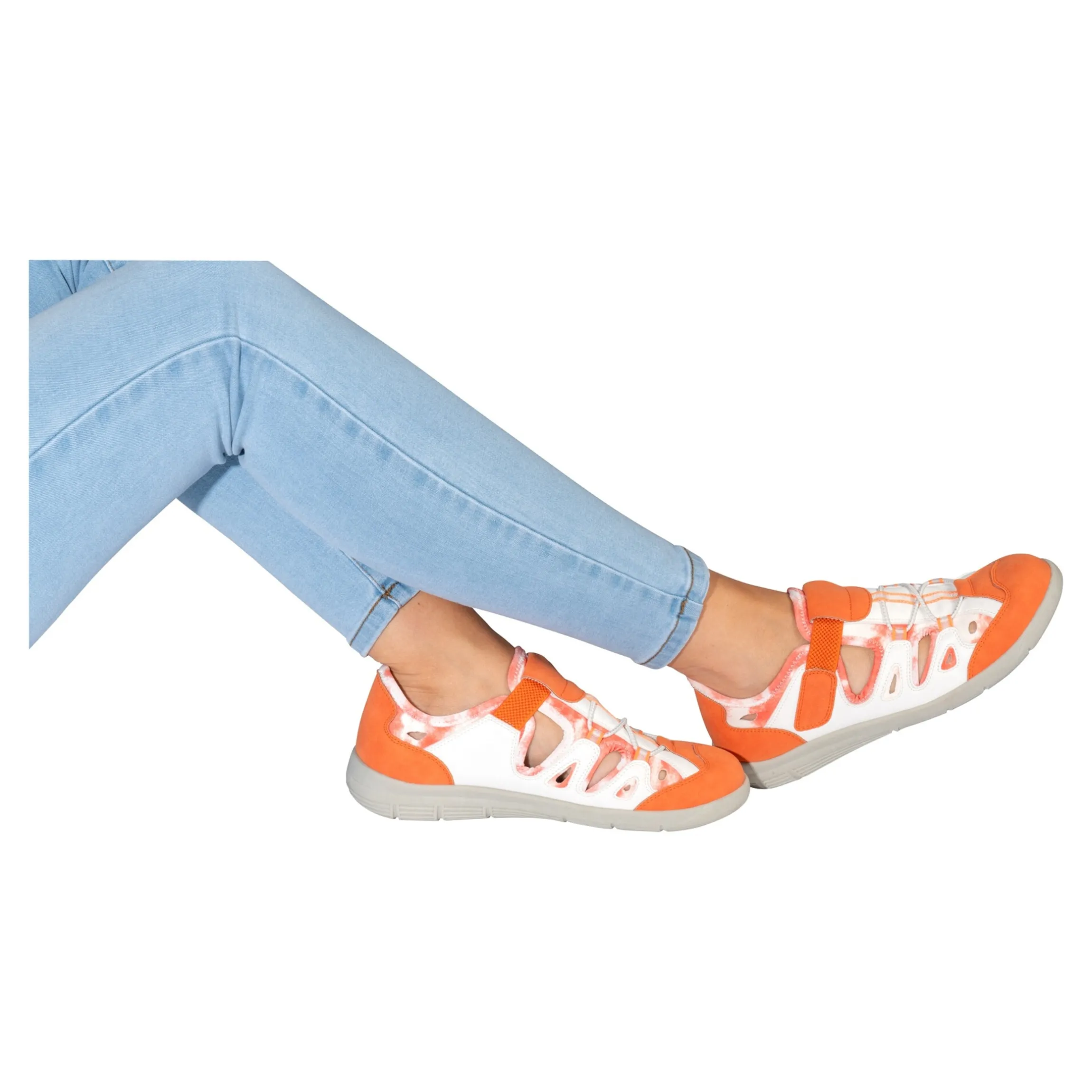 Bequem-Sandale „Bella“ orange