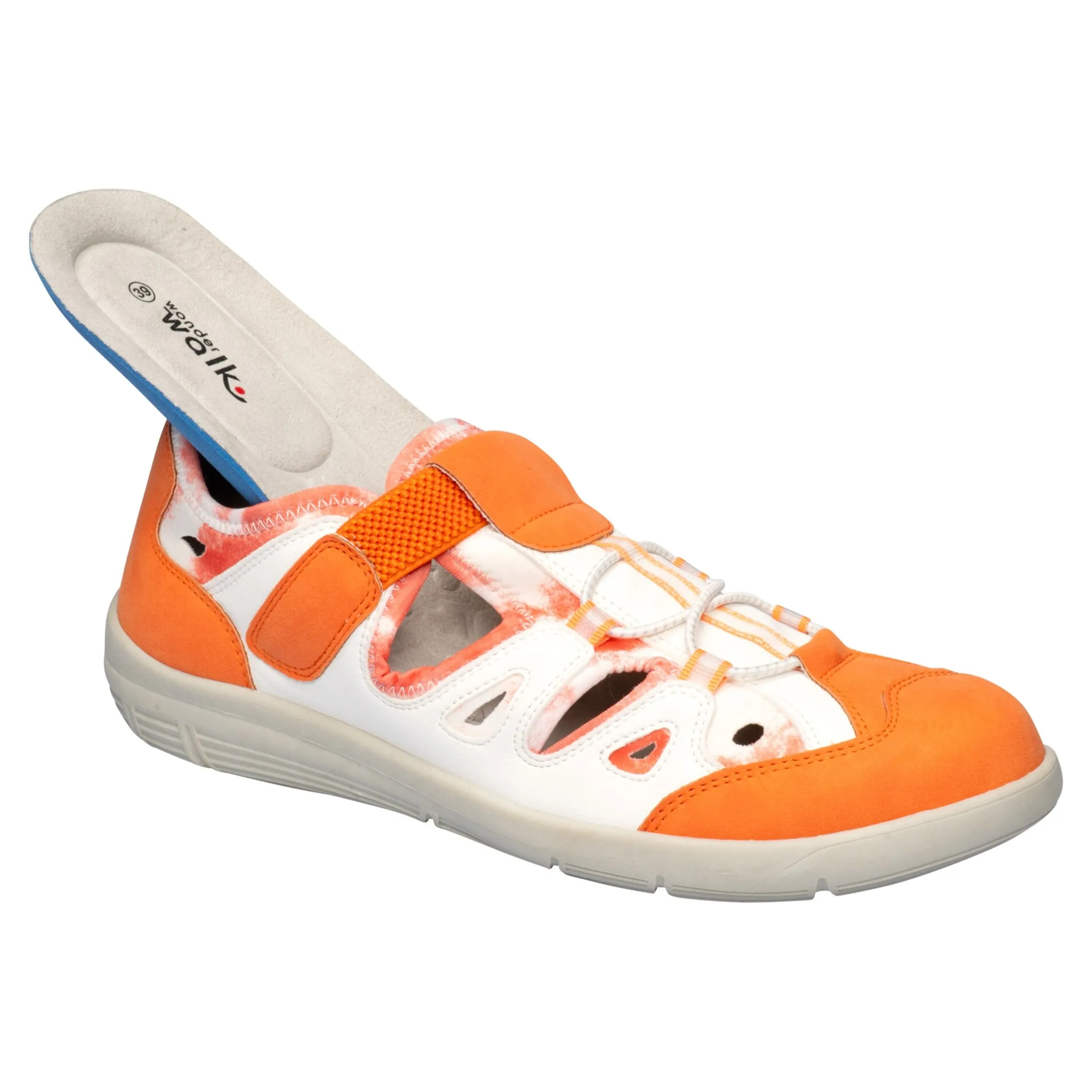 Bequem-Sandale „Bella“ orange
