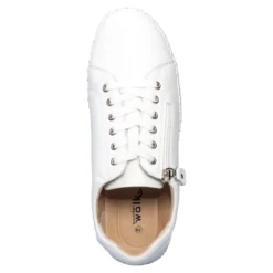 Bequem-Sneaker mit Leder „Miriam“ weiß