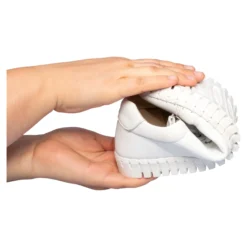 Bequem-Sneaker mit Leder „Miriam“ weiß