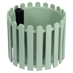 Blumentopf 2 in 1 „Landhaus“ rund