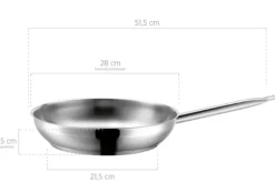 Bratpfanne Edelstahl PROFESSIONAL I 28 cm