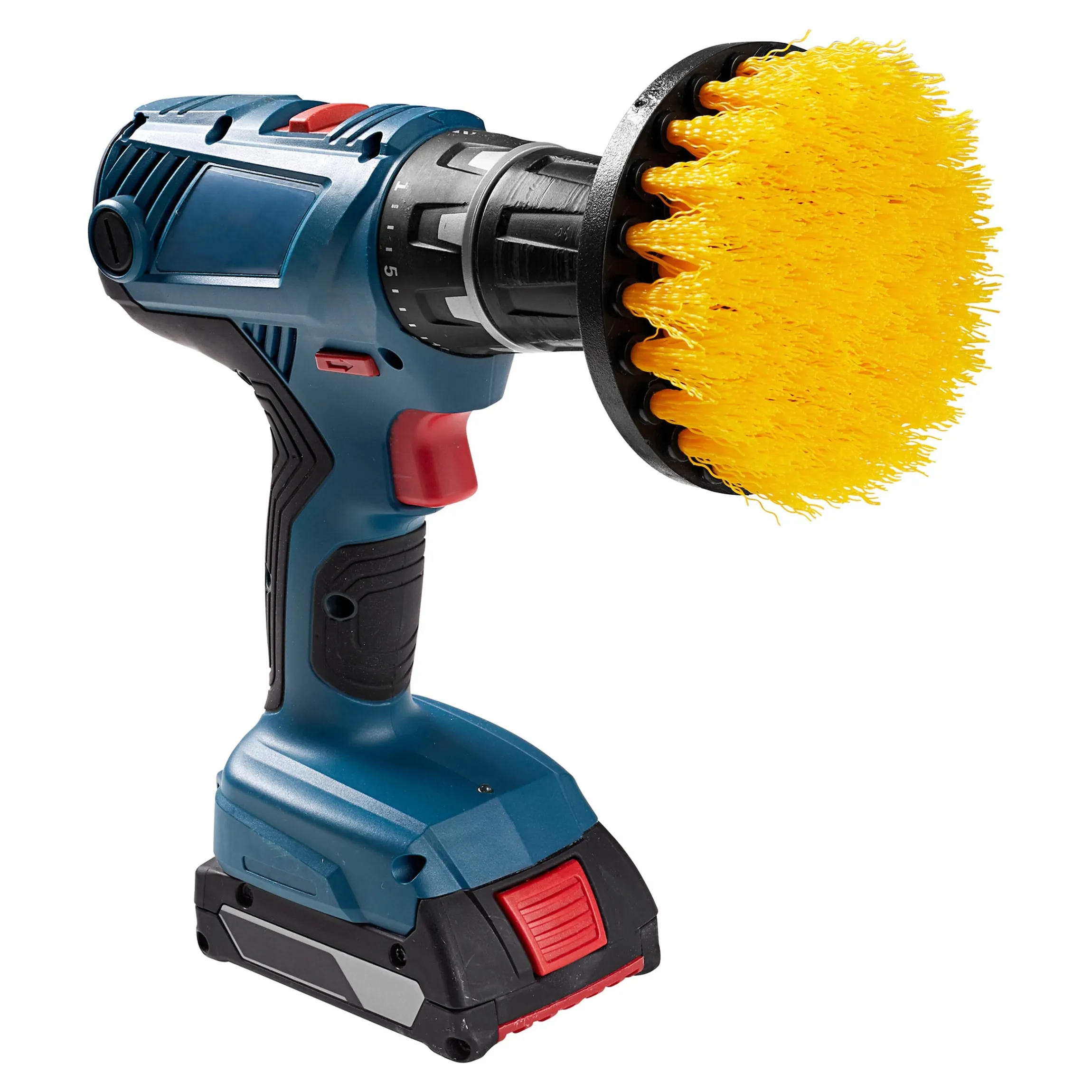 Bürstenaufsatz Bohrmaschine, 4-teilig