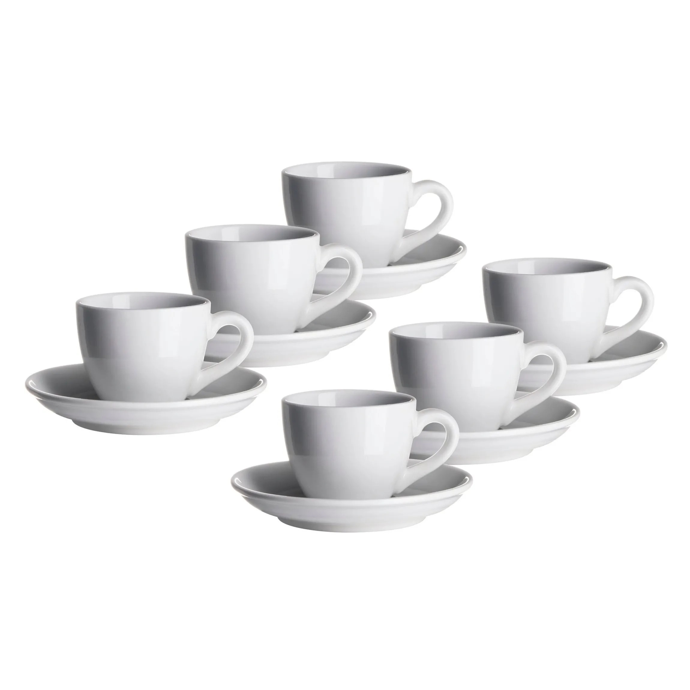 Cappuccinotassen-Set, Porzellan COLOMBIA