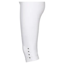 Capri-Leggings „Diamant-Optik“ weiß