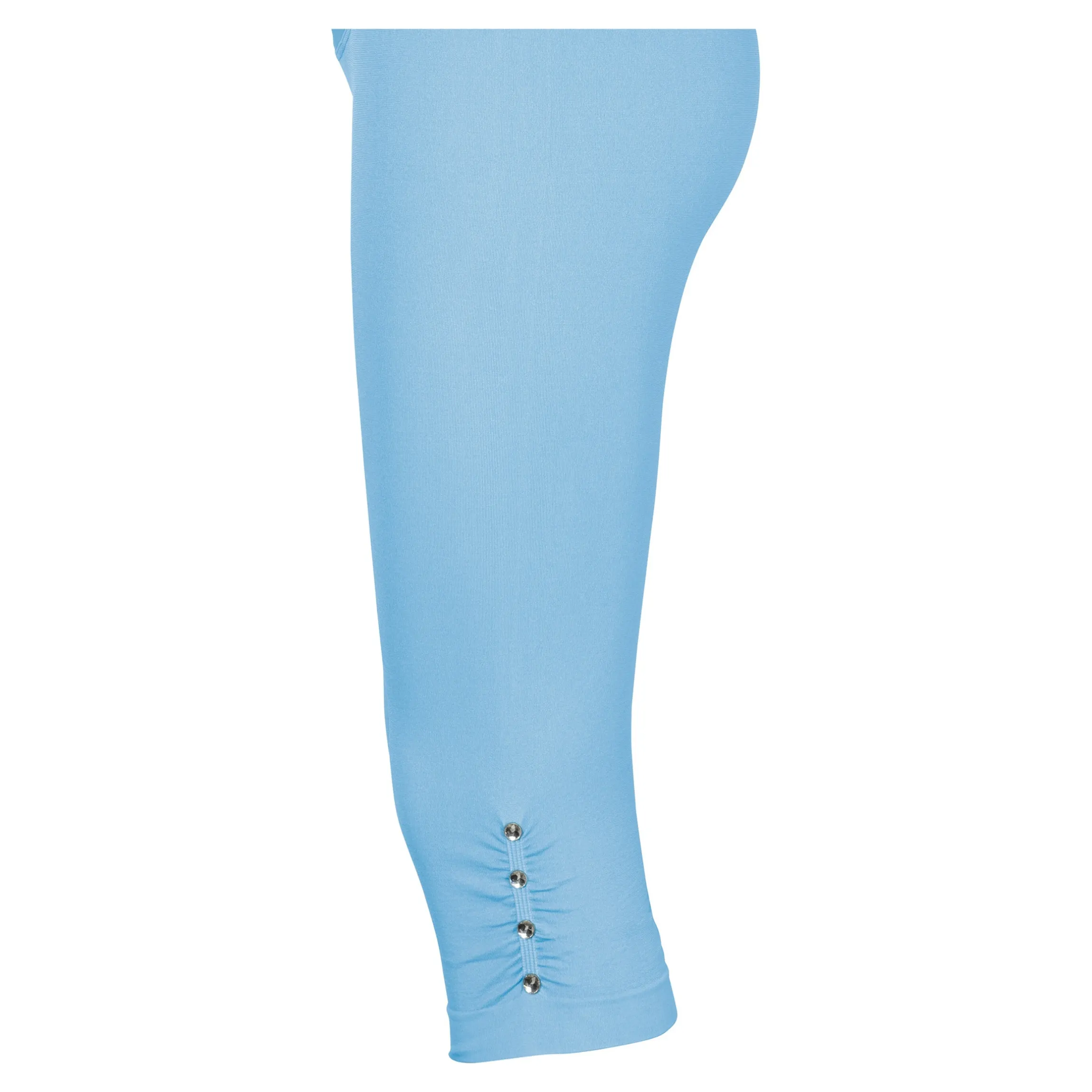 Capri-Leggings „Diamant-Optik“ hellblau