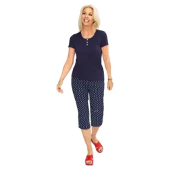 Capri-Schlupfhose "Bärbel" Punkte