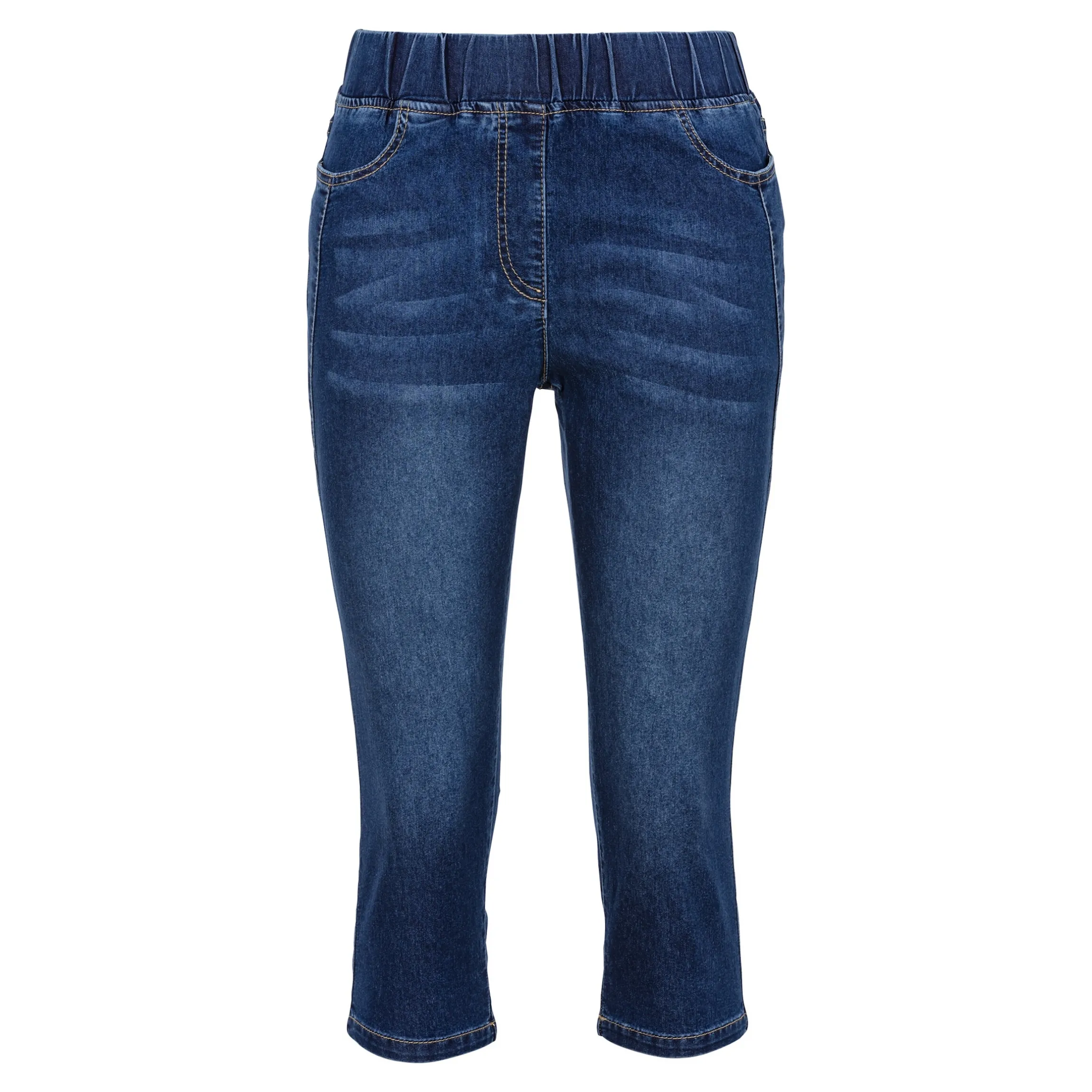 Capri-Schlupfjeans „Dunja“ dunkelblau