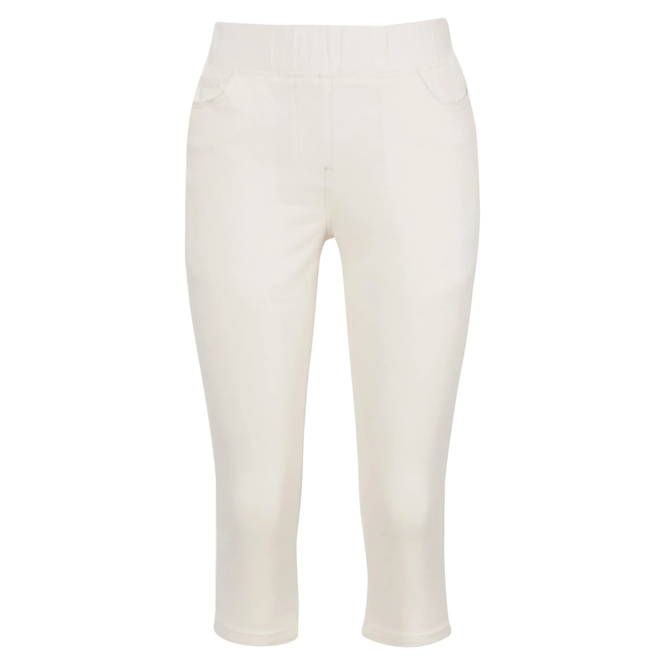 Capri-Schlupfjeans "Dunja" weiß