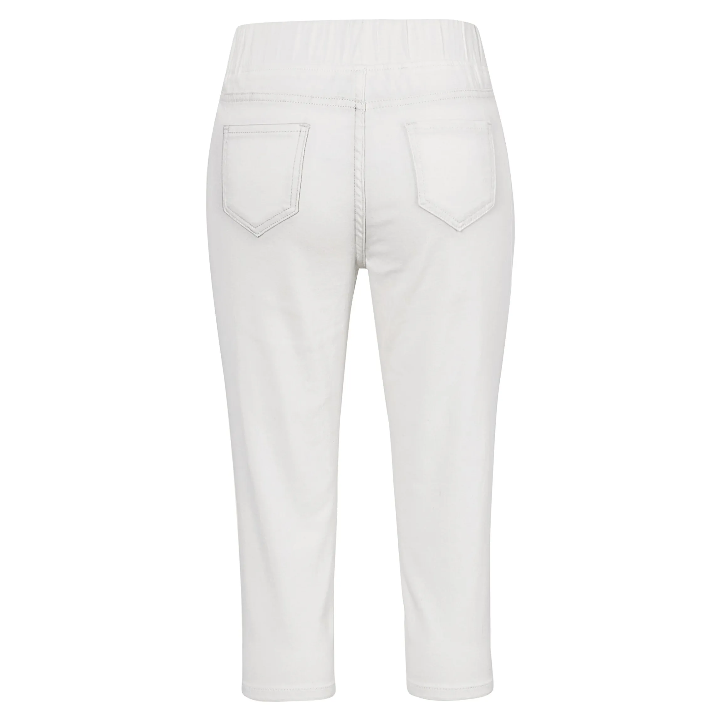 Capri-Schlupfjeans "Dunja" weiß