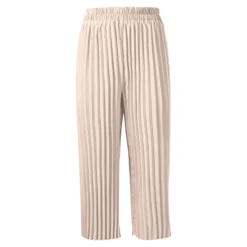 Culotte-Plisseehose "Sonja" beige