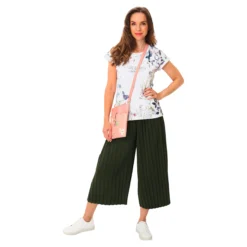 Culotte-Plisseehose „Sonja“ navy