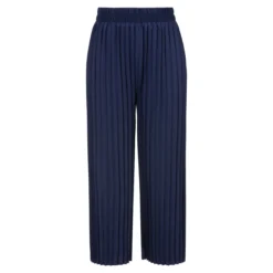 Culotte-Plisseehose „Sonja“ navy
