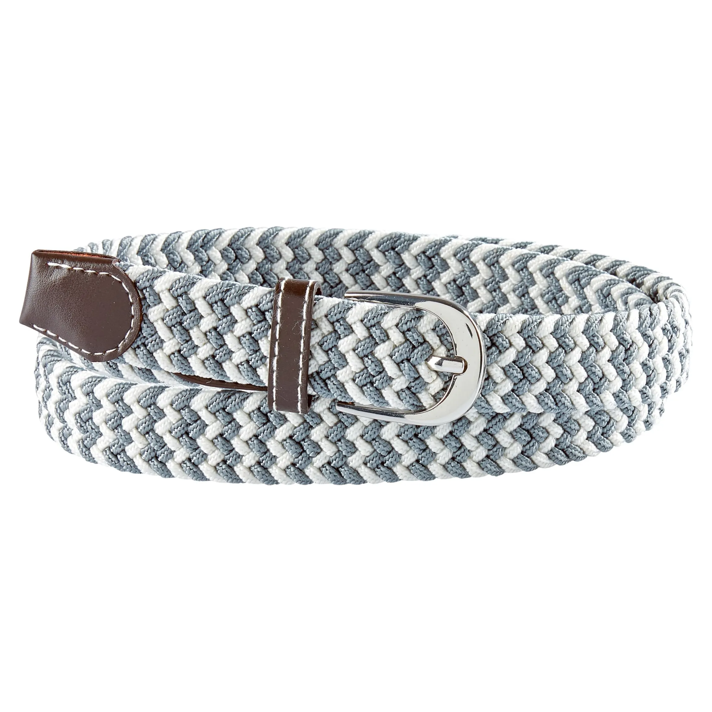 Damen-Flexigürtel weiß-grau