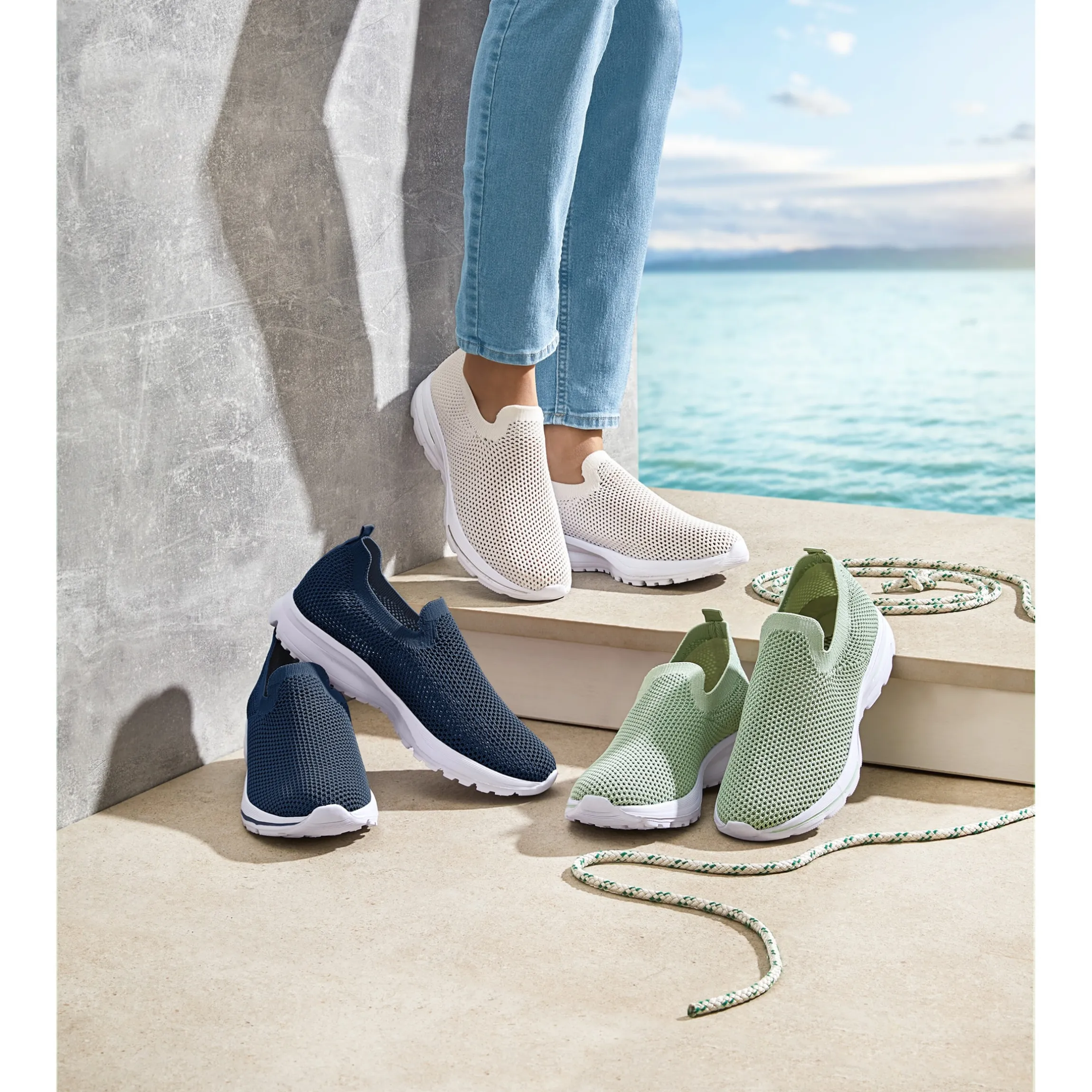 Damen-Flexi-Sneaker "Leonie" marine