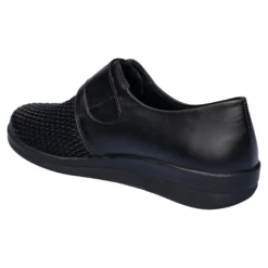 Damen-Halbschuh "Stretch" schwarz