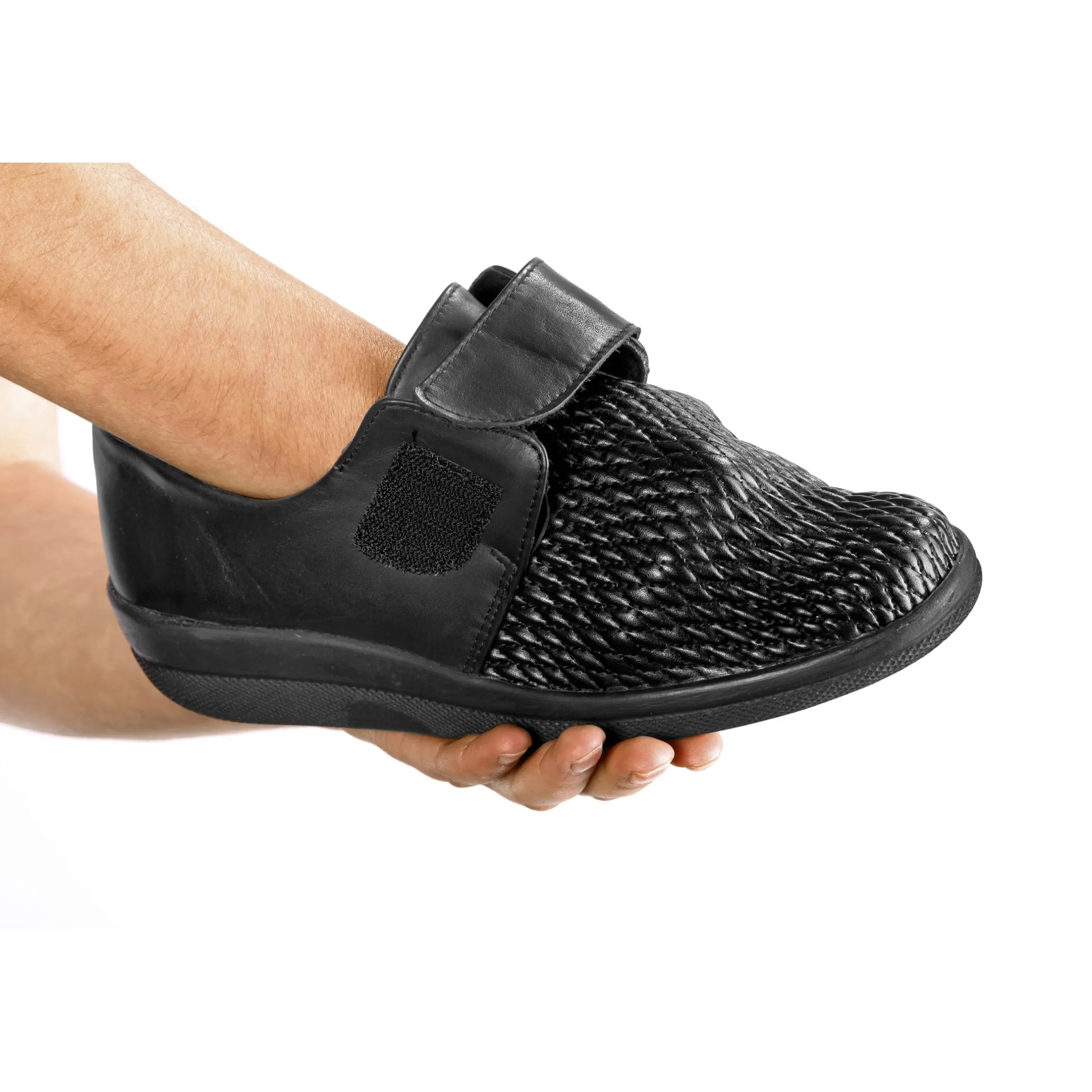 Damen-Halbschuh "Stretch" schwarz