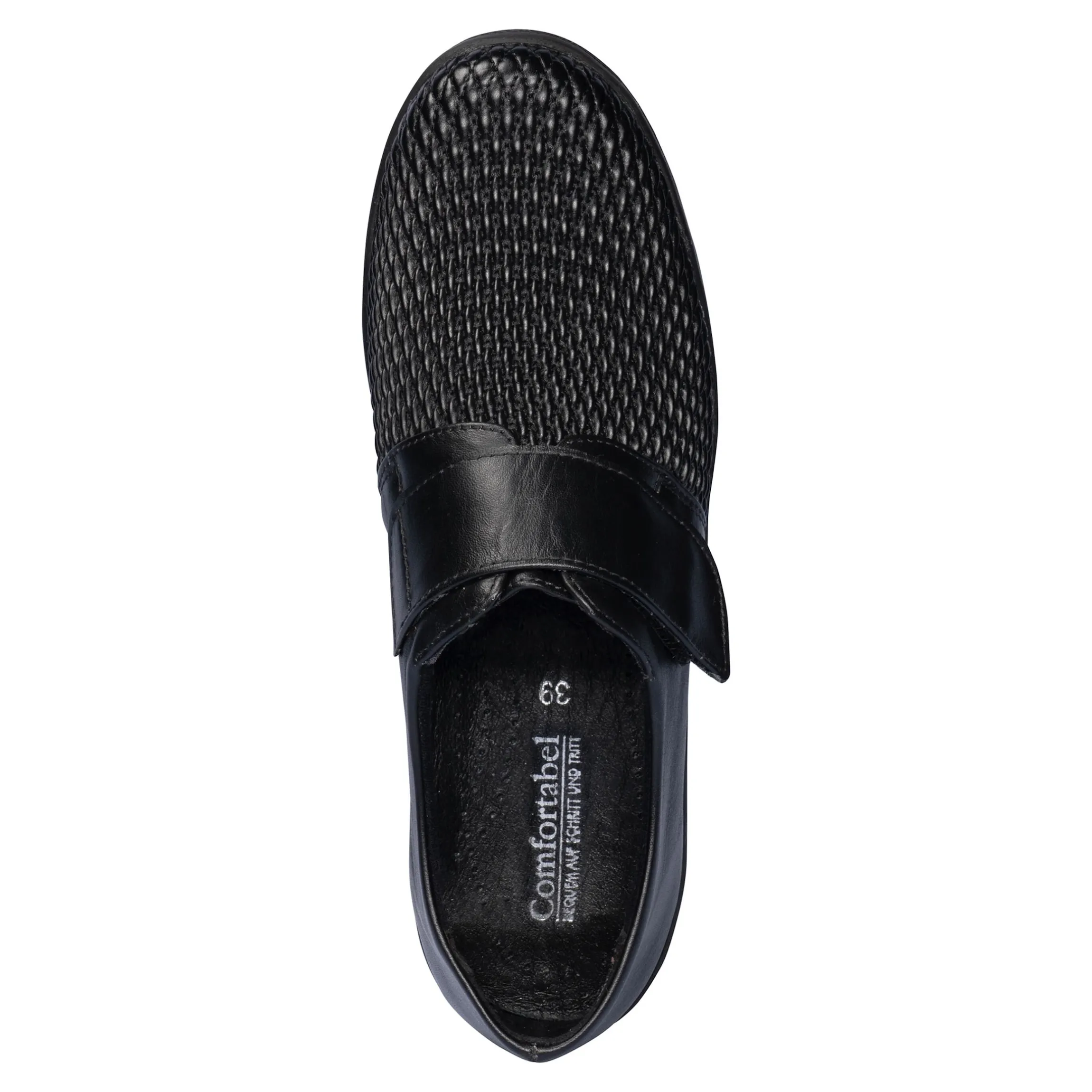 Damen-Halbschuh "Stretch" schwarz