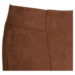 Damen-Hose „Veloursleder-Optik“