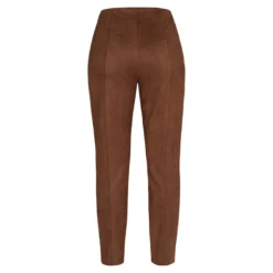 Damen-Hose „Veloursleder-Optik“