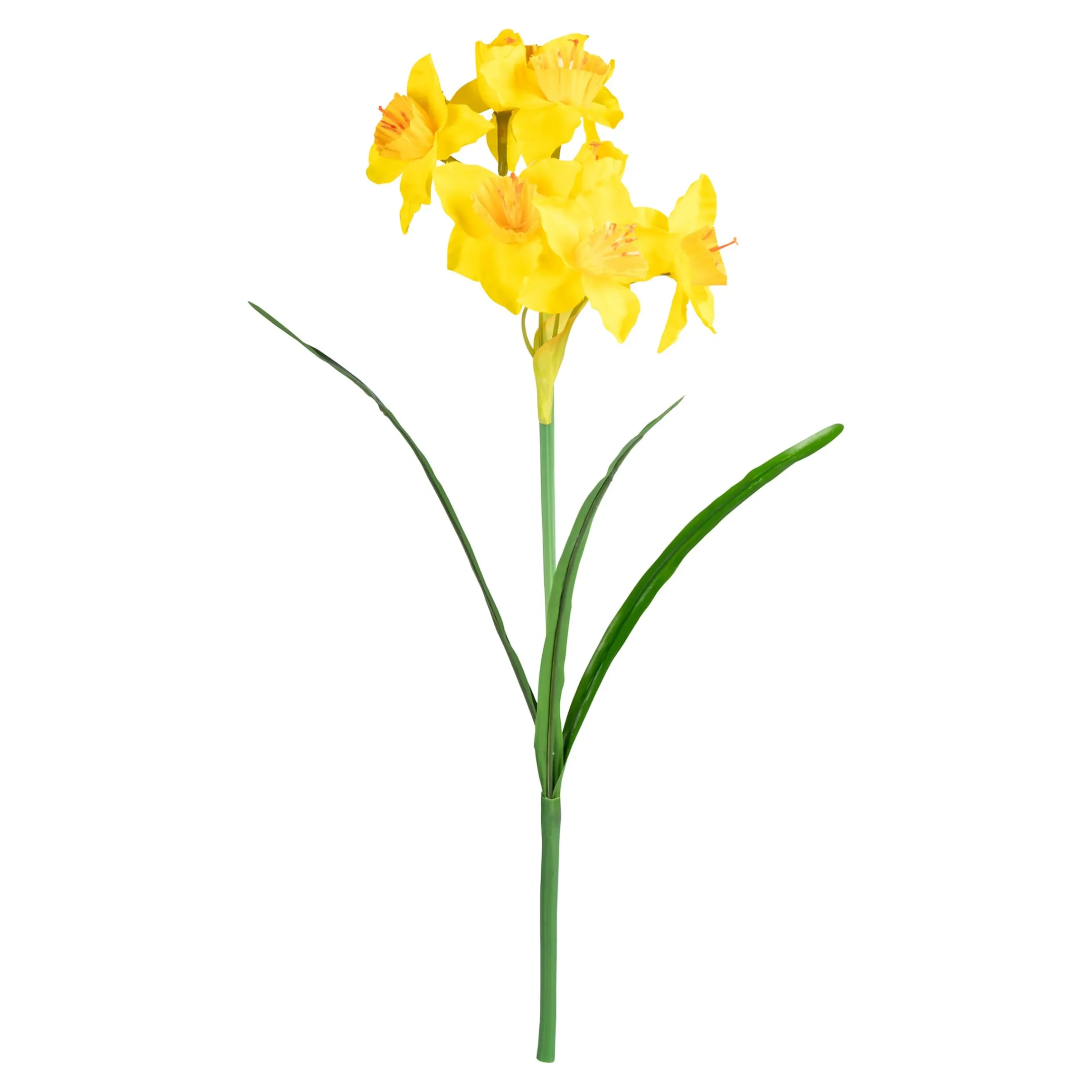 3D-Blumen-Vase mit Narzissen-Kunstblumenstrauß